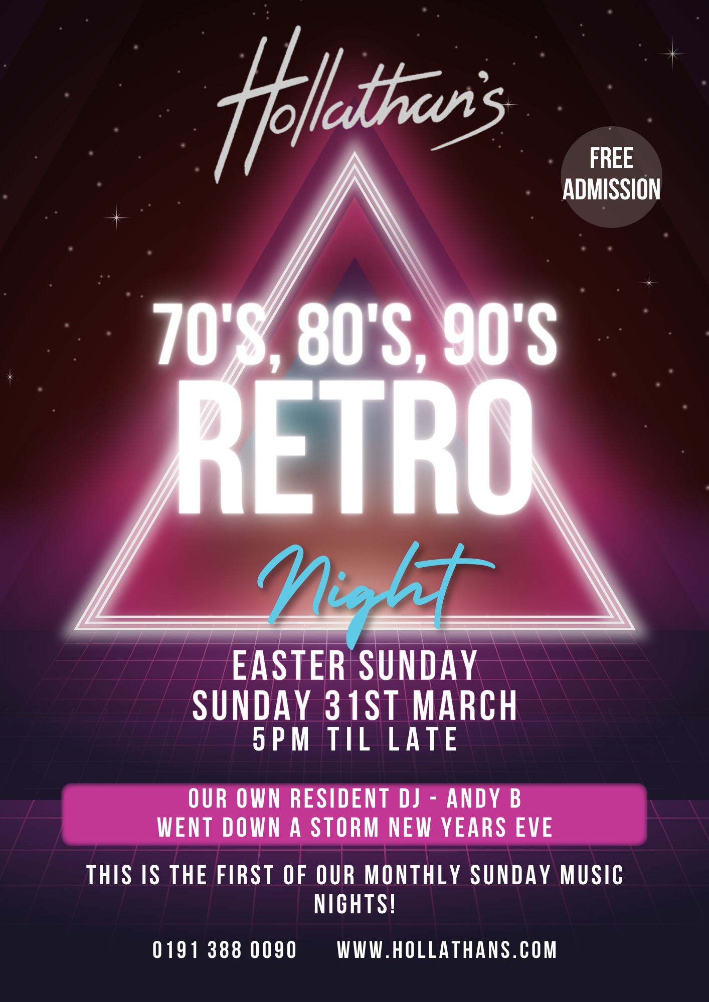 70's, 80's, 90's Retro Night